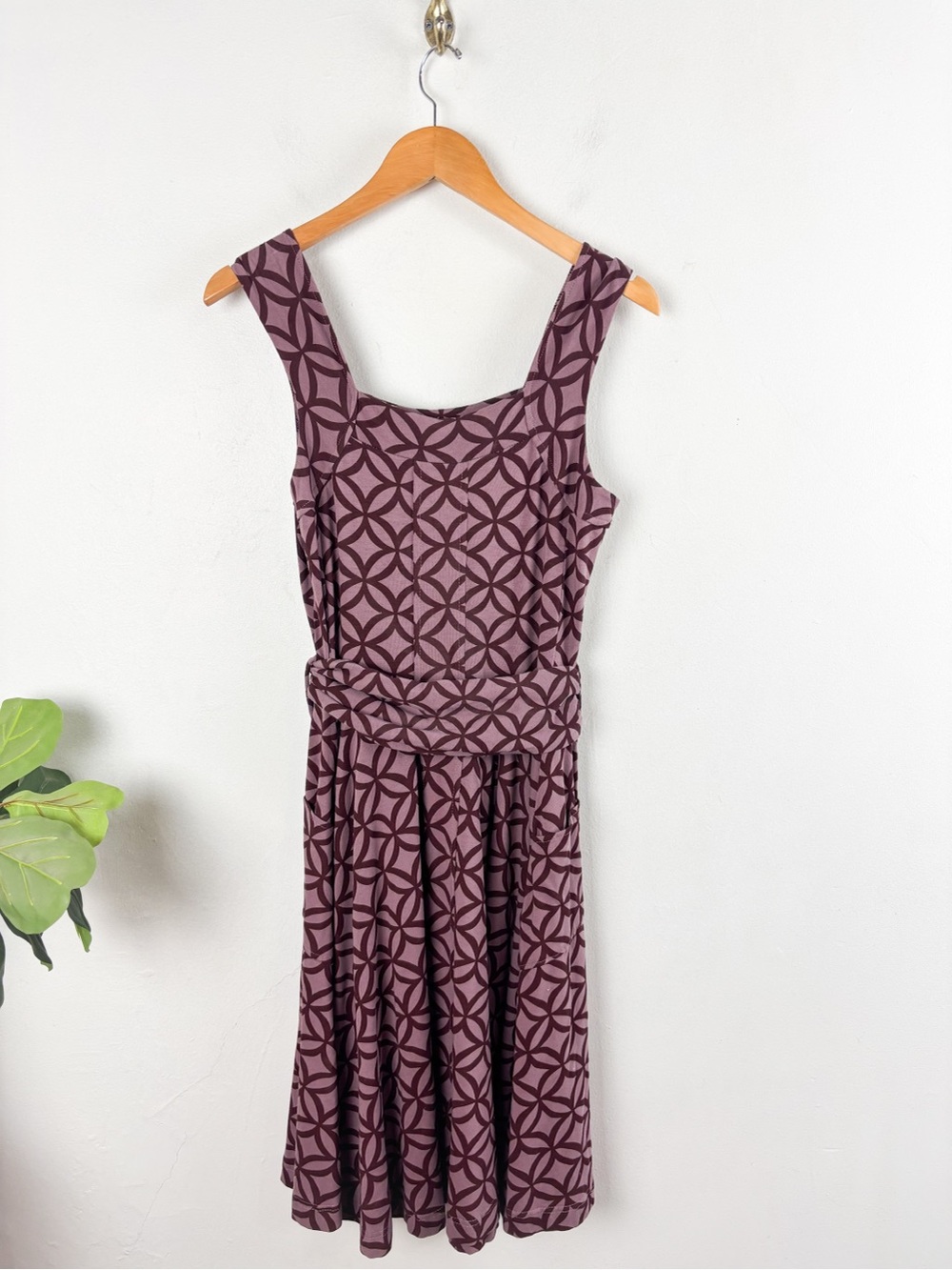 NWOT Effie’s Heart Pima Cotton Sleeveless Swing Dress Sz L